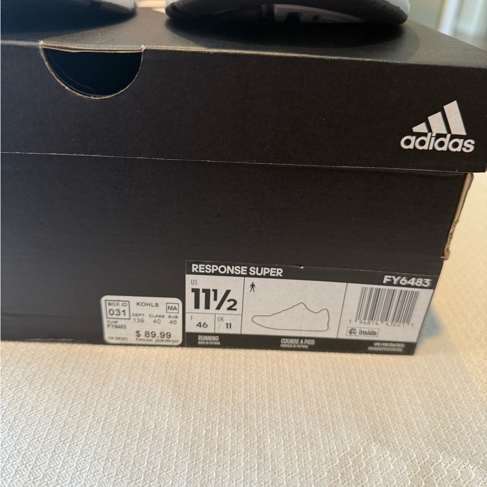 Brand new men’s Adidas response super, size 11.5. - Picture 2 of 3